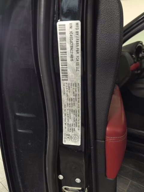 2022 DB Black Clearcoat Dodge Durango R/T AWD SUV