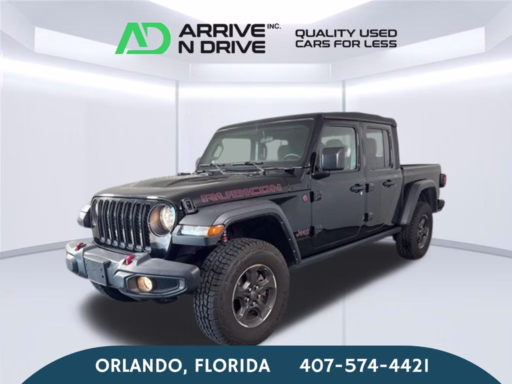 2021 Black Clearcoat Jeep Gladiator Rubicon 4X4 Truck