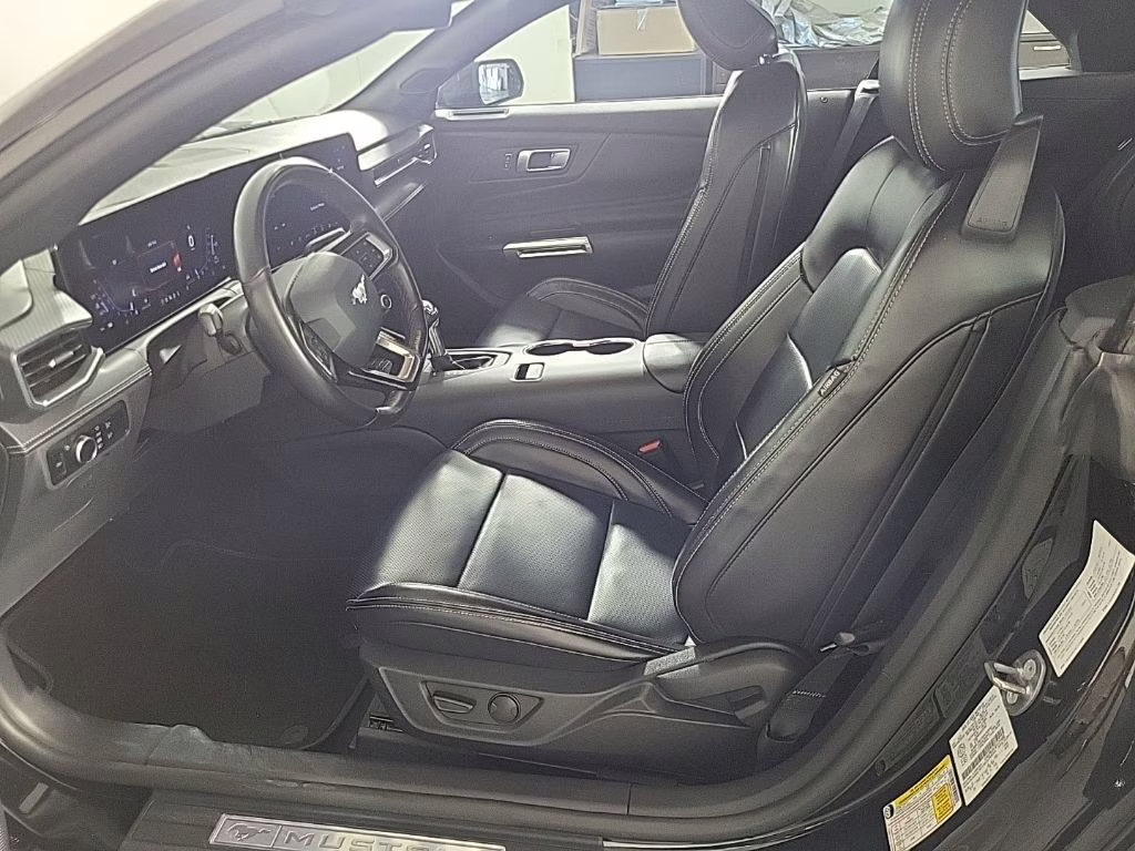 2024 Shadow Black Ford Mustang EcoBoost RWD Convertible