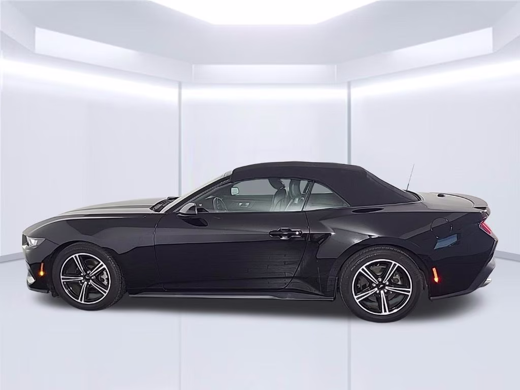 2024 Shadow Black Ford Mustang EcoBoost RWD Convertible