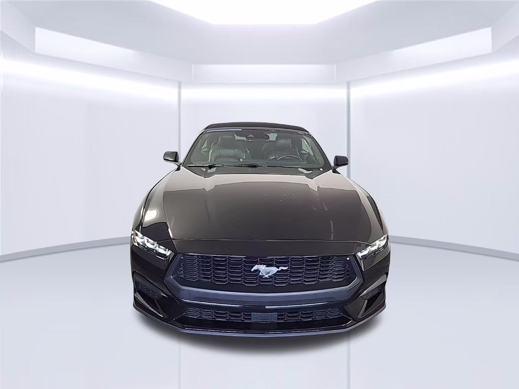 2024 Shadow Black Ford Mustang EcoBoost RWD Convertible