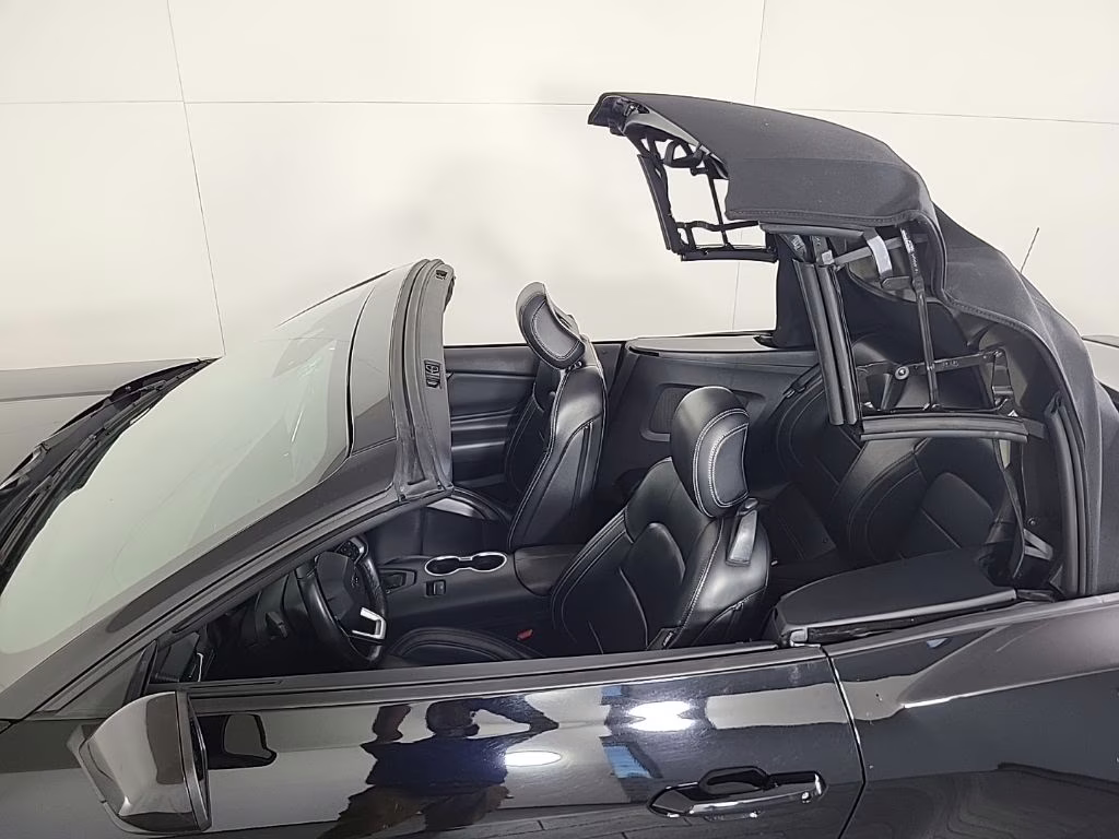 2024 Shadow Black Ford Mustang EcoBoost RWD Convertible