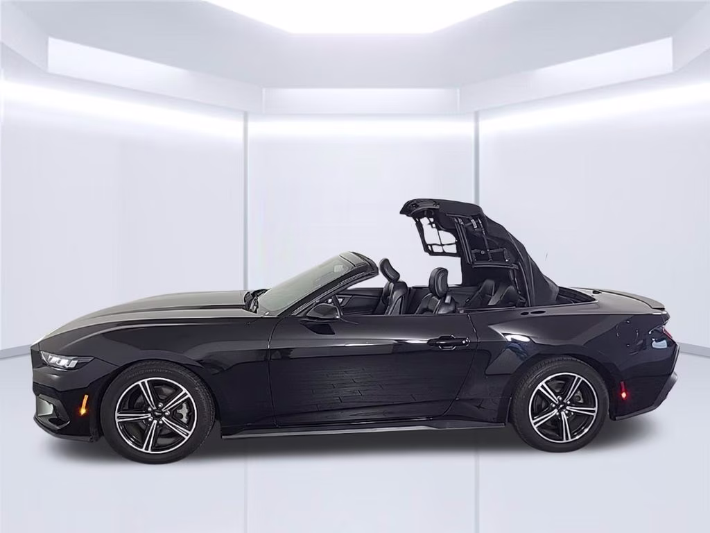 2024 Shadow Black Ford Mustang EcoBoost RWD Convertible