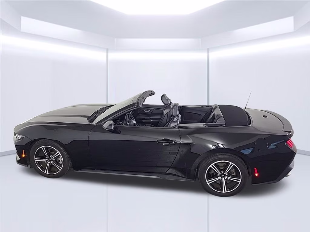 2024 Shadow Black Ford Mustang EcoBoost RWD Convertible