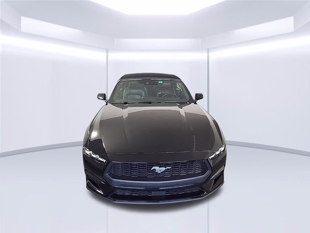 2024 Shadow Black Ford Mustang EcoBoost RWD Convertible