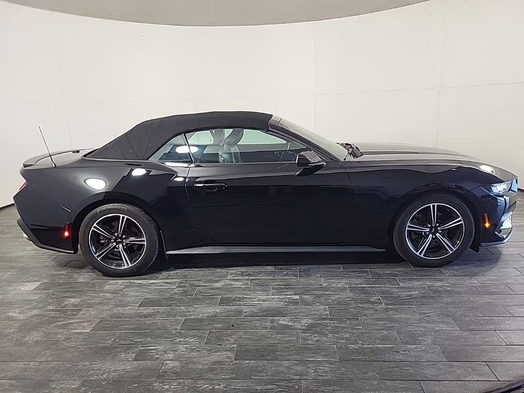 2024 Shadow Black Ford Mustang EcoBoost RWD Convertible