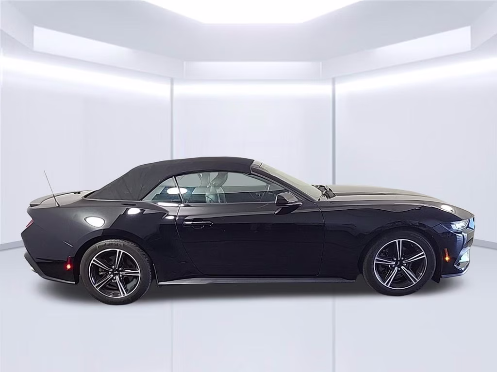 2024 Shadow Black Ford Mustang EcoBoost RWD Convertible