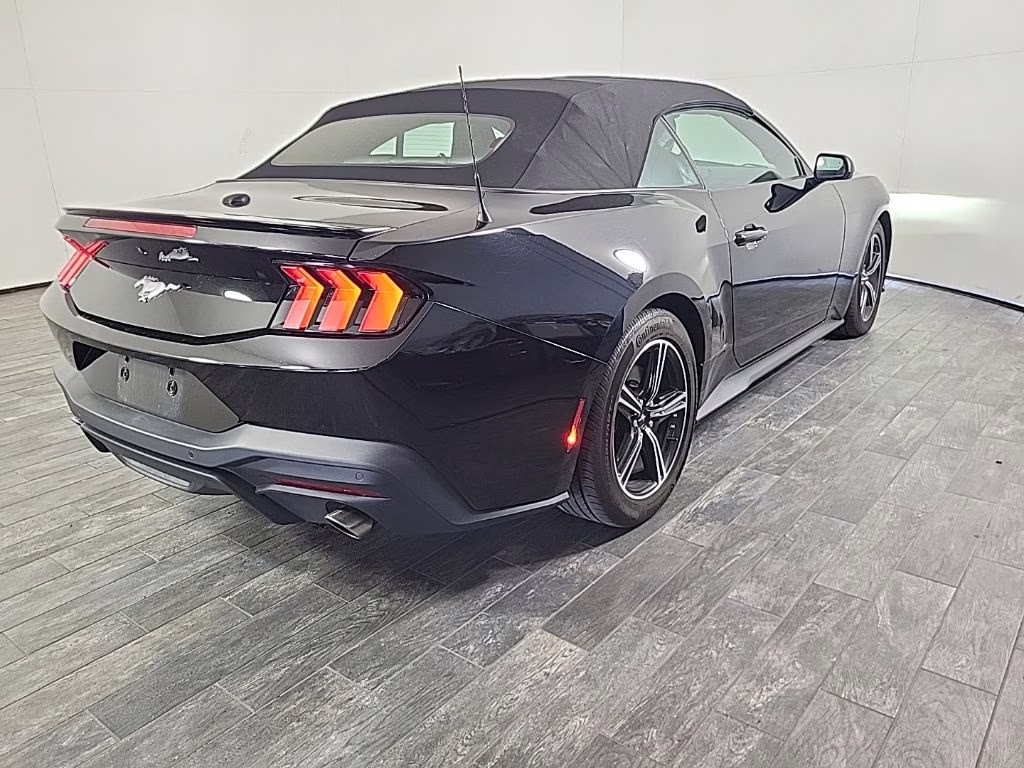 2024 Shadow Black Ford Mustang EcoBoost RWD Convertible
