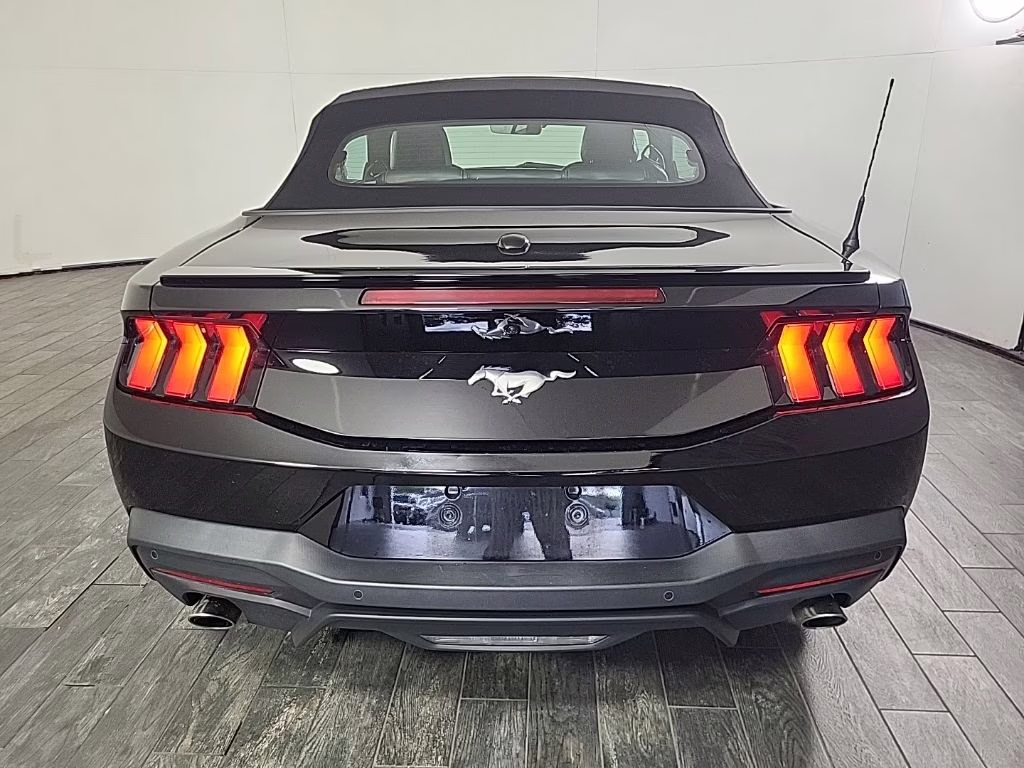 2024 Shadow Black Ford Mustang EcoBoost RWD Convertible