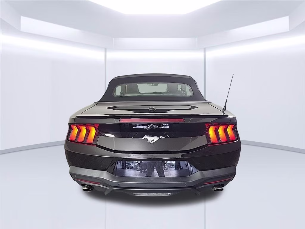 2024 Shadow Black Ford Mustang EcoBoost RWD Convertible