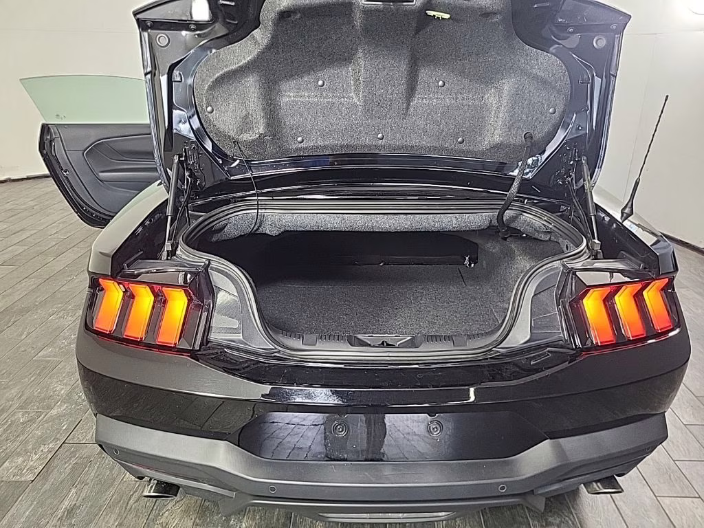 2024 Shadow Black Ford Mustang EcoBoost RWD Convertible