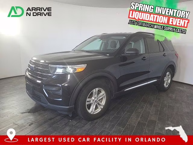 2023 Agate Black Metallic Ford Explorer XLT 4X4 SUV