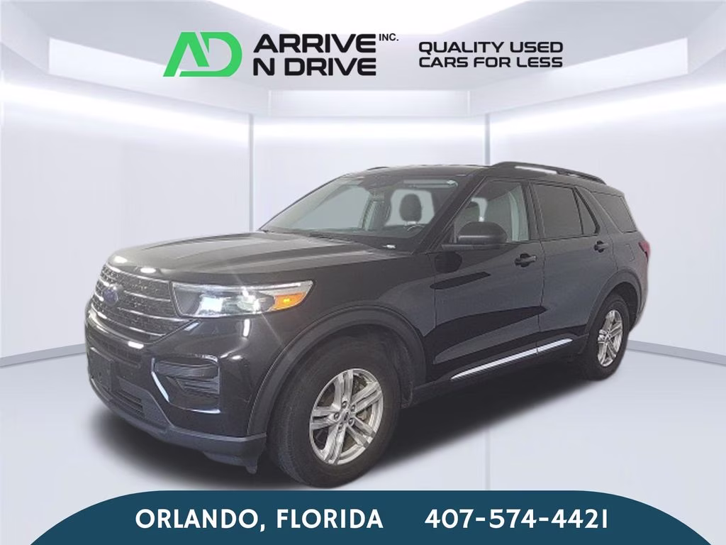 2023 Agate Black Metallic Ford Explorer XLT 4X4 SUV