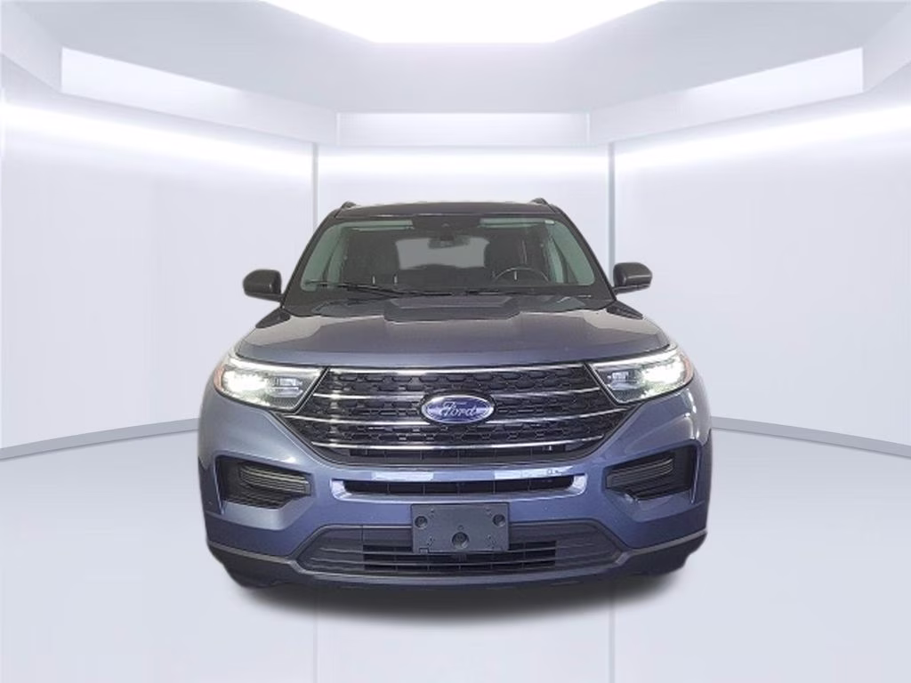 2021 Infinite Blue Metallic Tinted Clearcoat Ford Explorer XLT 4X4 SUV