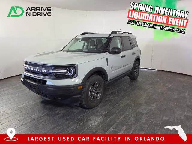 2024 Oxford White Ford Bronco Sport Big Bend 4X4 SUV