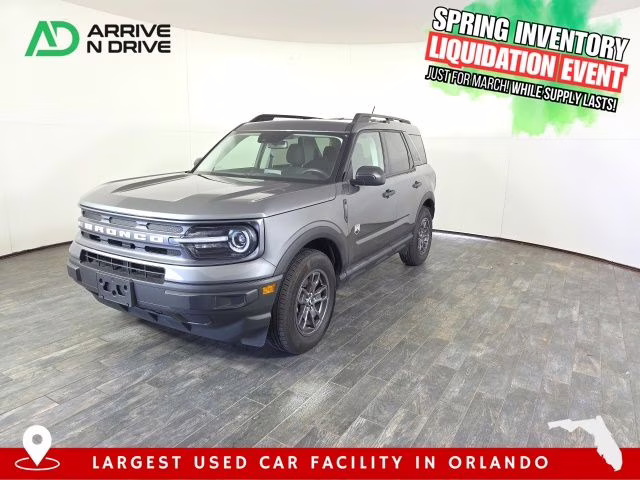 2024 Iconic Silver Metallic Ford Bronco Sport Big Bend 4X4 SUV