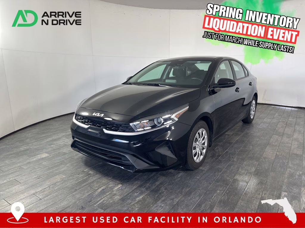 2024 Aurora Black Kia Forte LXS FWD Sedan