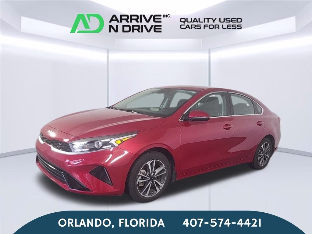 2023 Currant Red Kia Forte GT-Line FWD Sedan