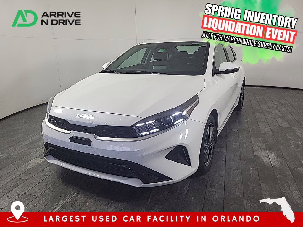 2023 Clear White Kia Forte GT-Line FWD Sedan