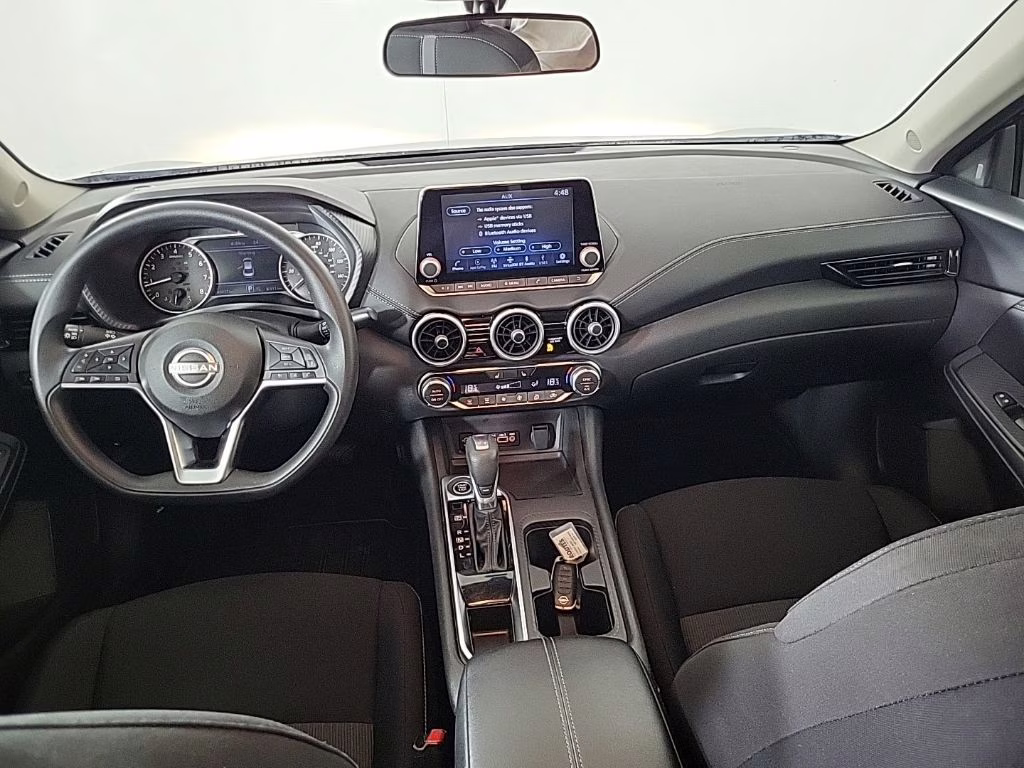 2024 Atlantic Gray Metallic/Super Black Nissan Sentra SV FWD Sedan