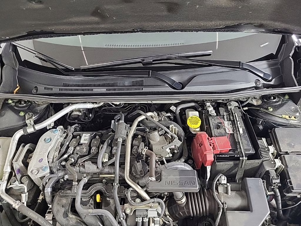 2024 Atlantic Gray Metallic/Super Black Nissan Sentra SV FWD Sedan