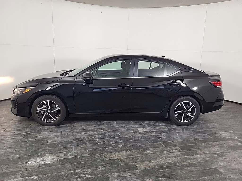 2024 Atlantic Gray Metallic/Super Black Nissan Sentra SV FWD Sedan