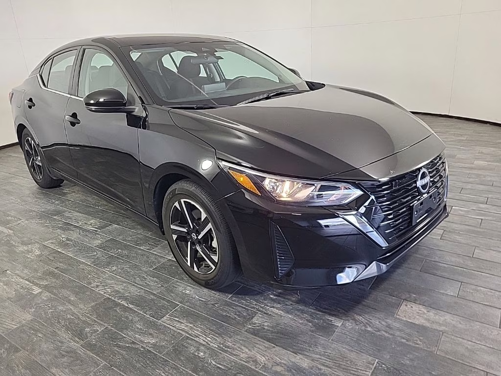 2024 Atlantic Gray Metallic/Super Black Nissan Sentra SV FWD Sedan