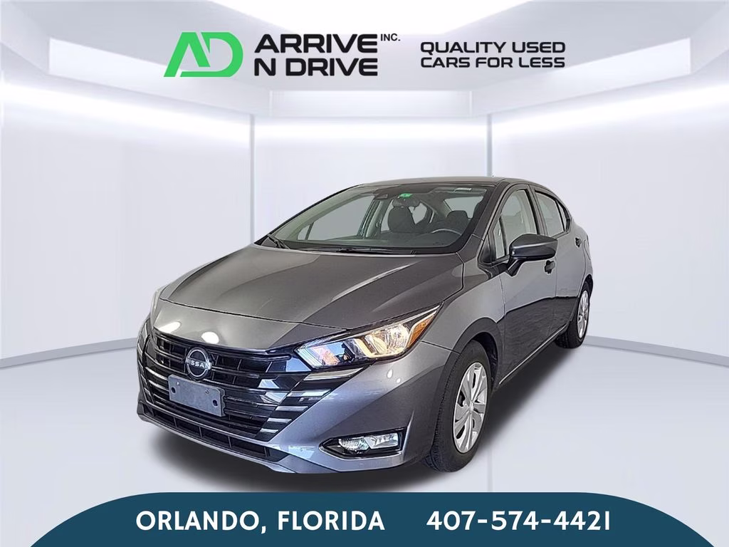 2024 Gray Sky Pearl Nissan Versa 1.6 S FWD Sedan