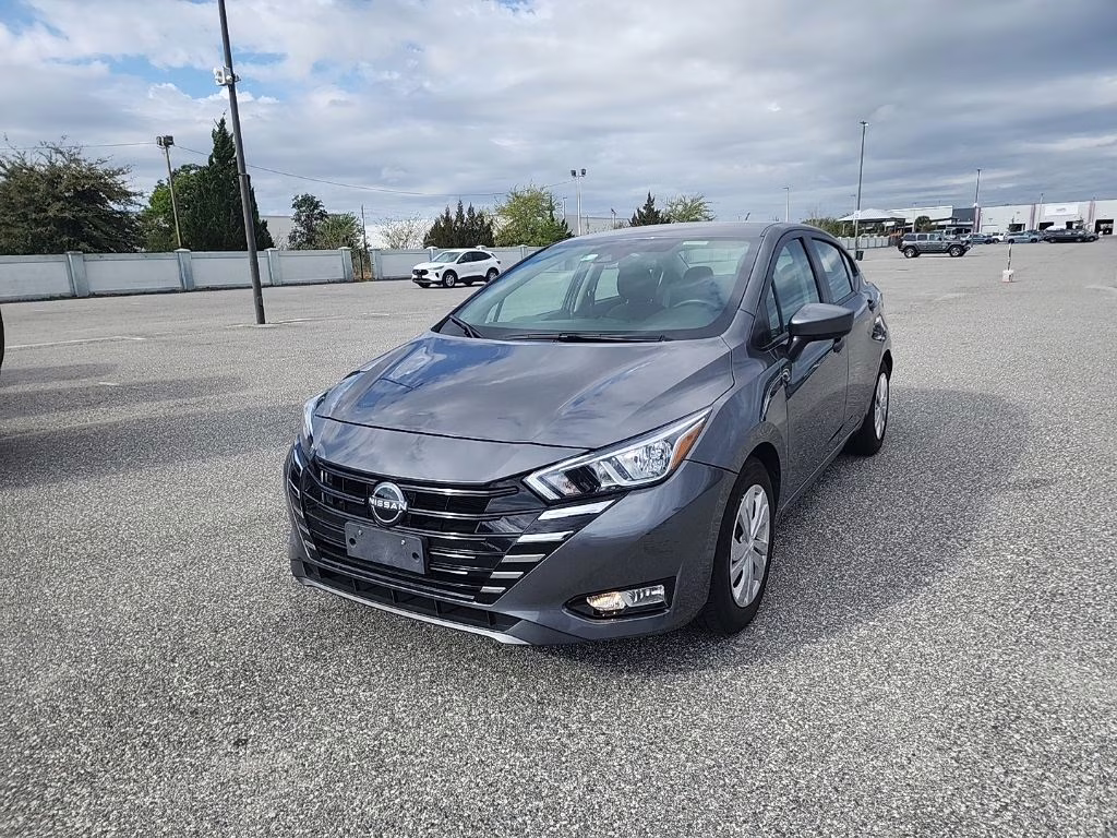 2024 gray Nissan Versa 1.6 S FWD Sedan