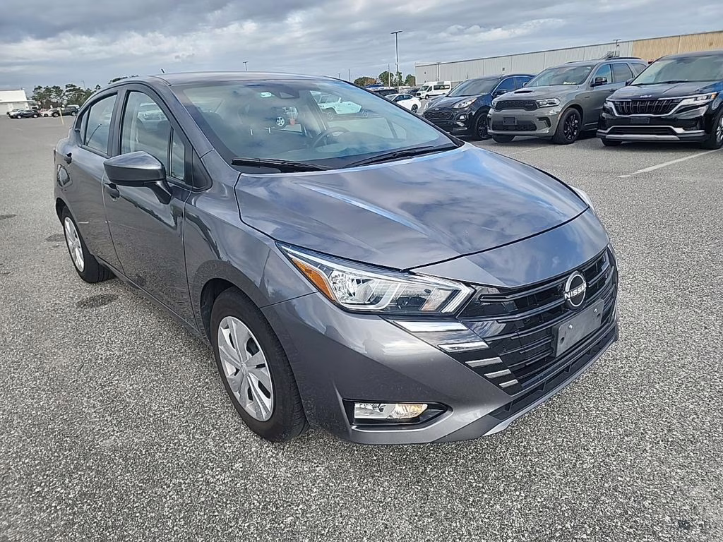 2024 gray Nissan Versa 1.6 S FWD Sedan