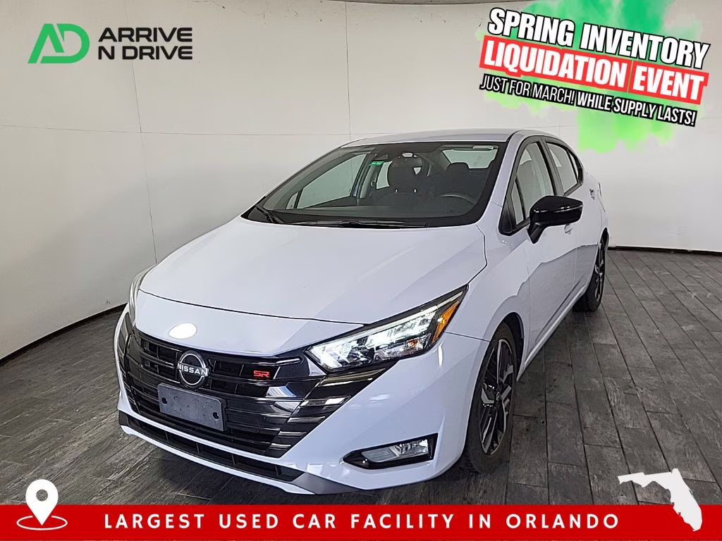 2024 Fresh Powder Nissan Versa 1.6 SR FWD Sedan