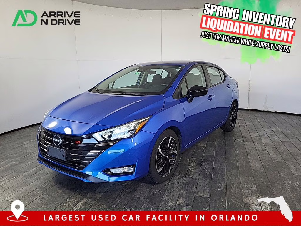 2024 Electric Blue Metallic Nissan Versa 1.6 SR FWD Sedan