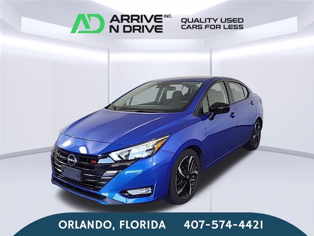 2024 Electric Blue Metallic Nissan Versa 1.6 SR FWD Sedan