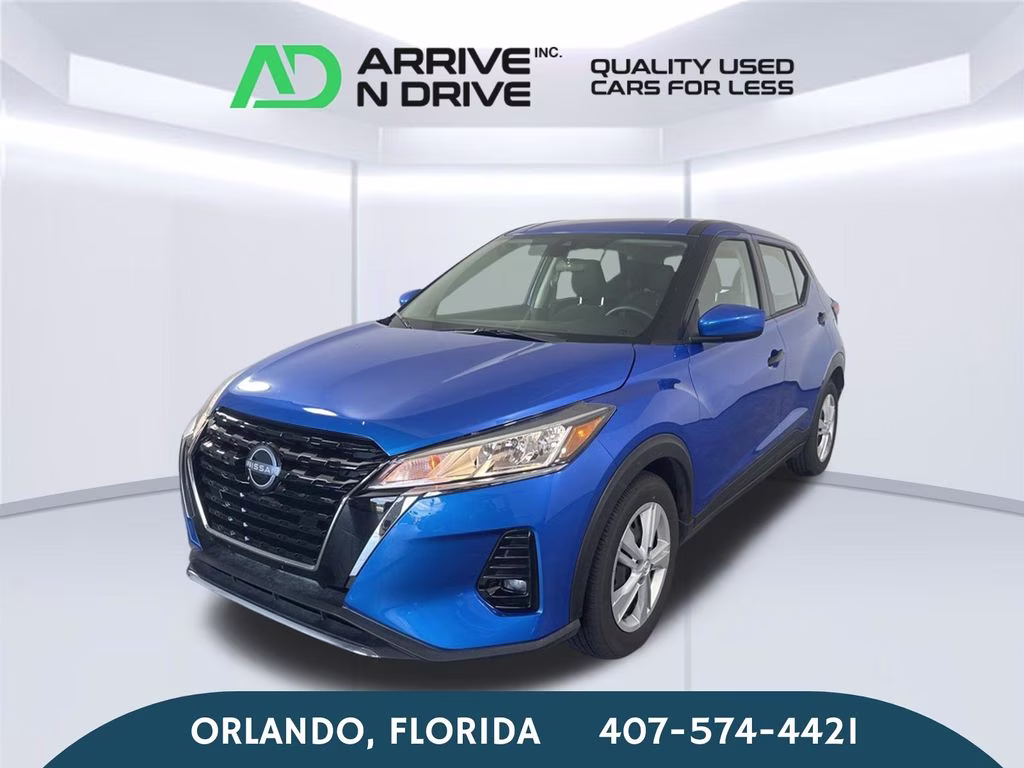 2025 Electric Blue Metallic Nissan Kicks Play S FWD SUV