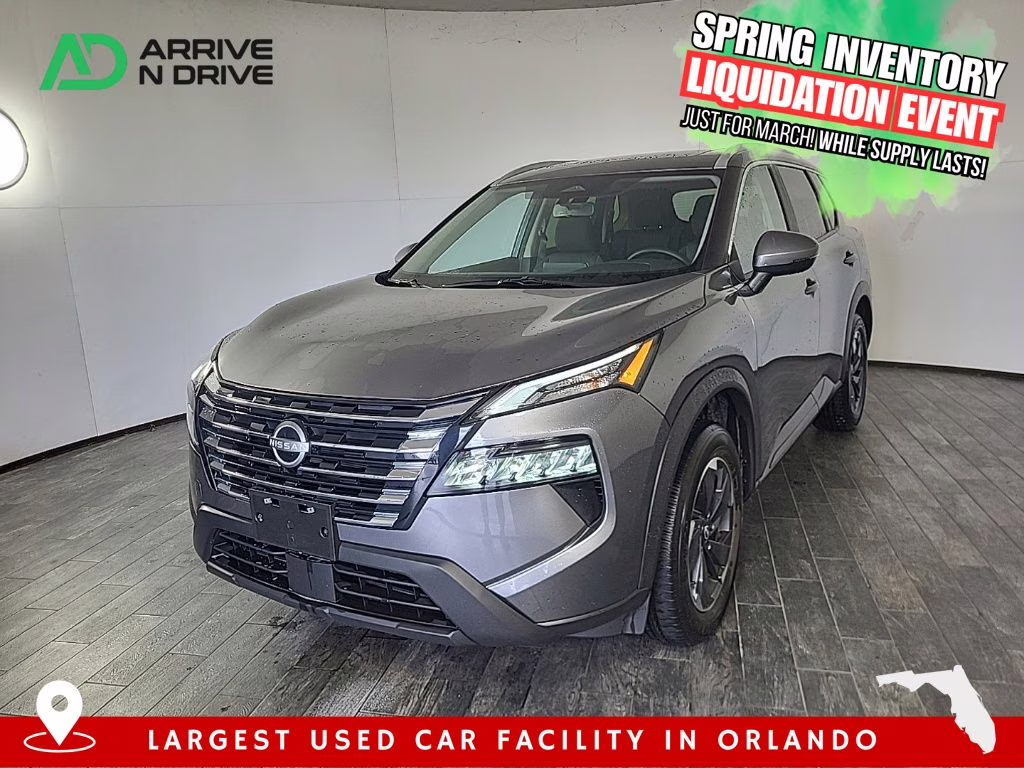 2025 Boulder Gray Pearl Nissan Rogue SV AWD SUV