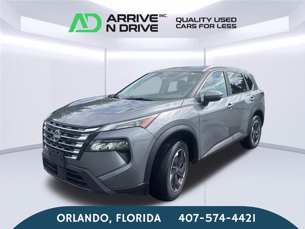 2025 Black Nissan Rogue SV AWD SUV