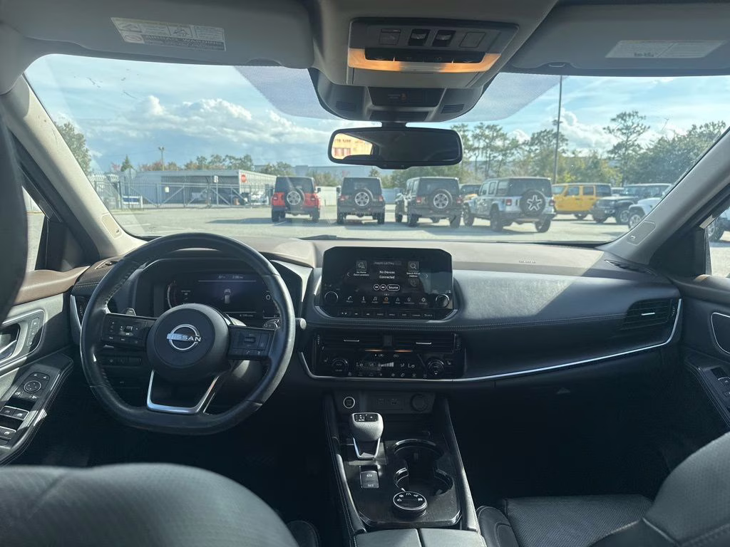 2023 Boulder Gray Pearl/Super Black Nissan Rogue Platinum AWD SUV