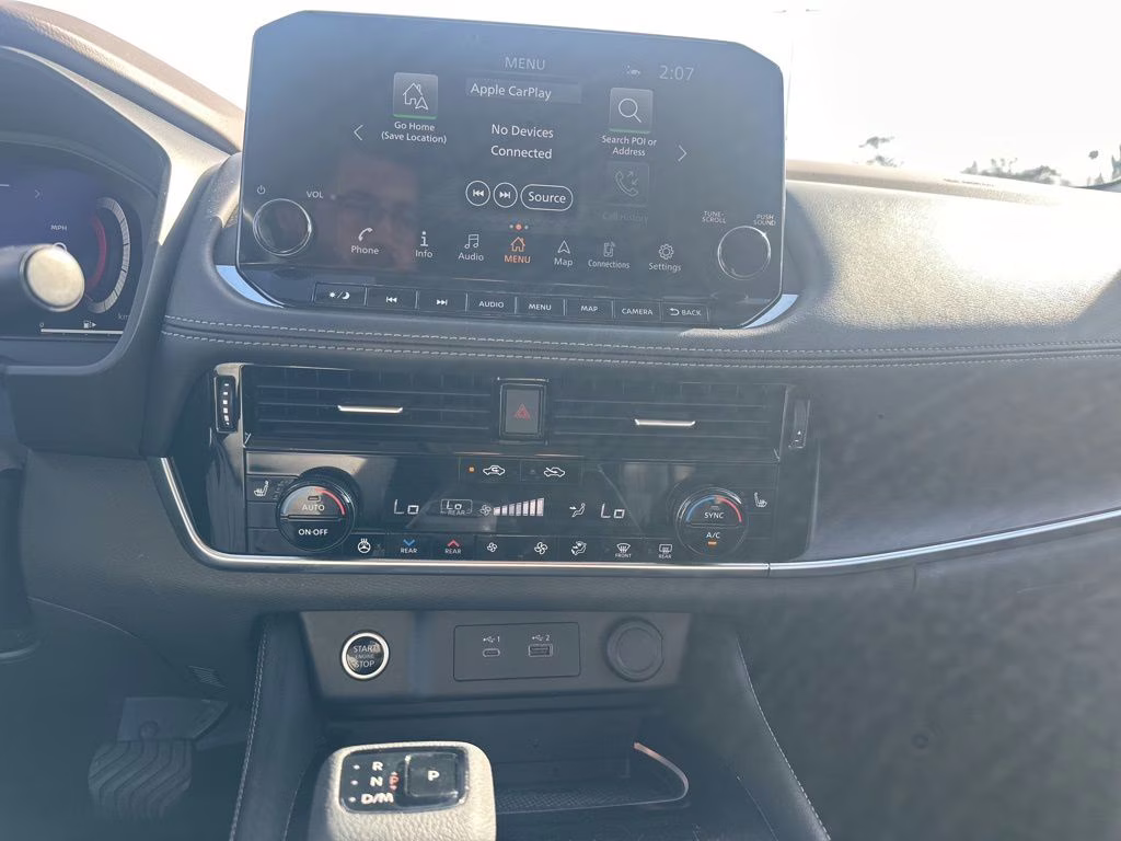 2023 Boulder Gray Pearl/Super Black Nissan Rogue Platinum AWD SUV