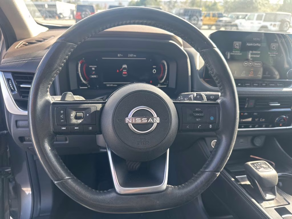 2023 Boulder Gray Pearl/Super Black Nissan Rogue Platinum AWD SUV