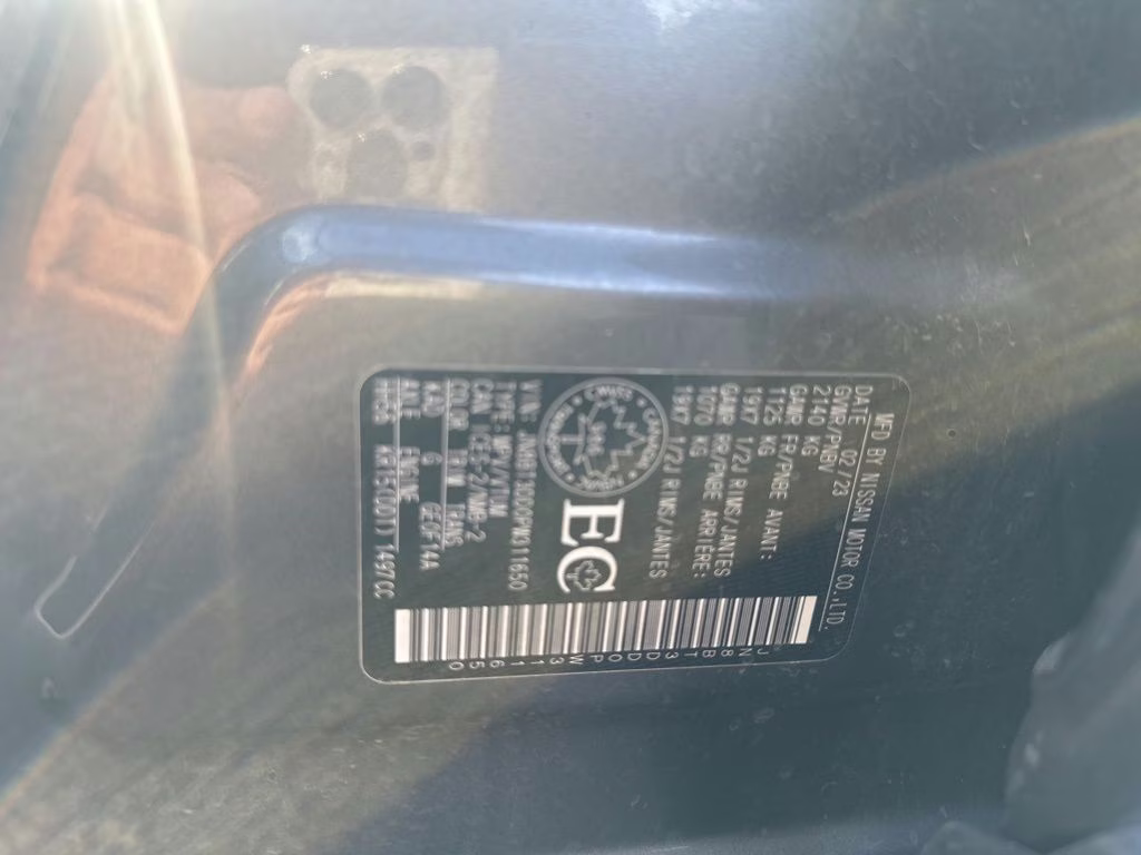 2023 Boulder Gray Pearl/Super Black Nissan Rogue Platinum AWD SUV