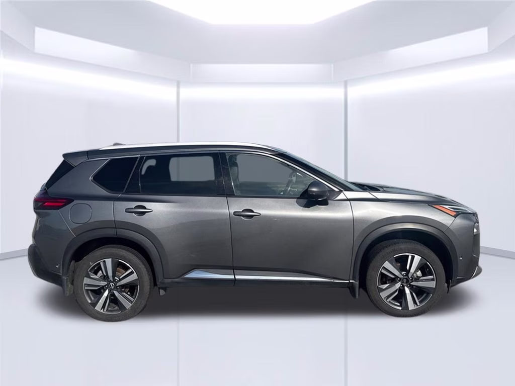 2023 Boulder Gray Pearl/Super Black Nissan Rogue Platinum AWD SUV
