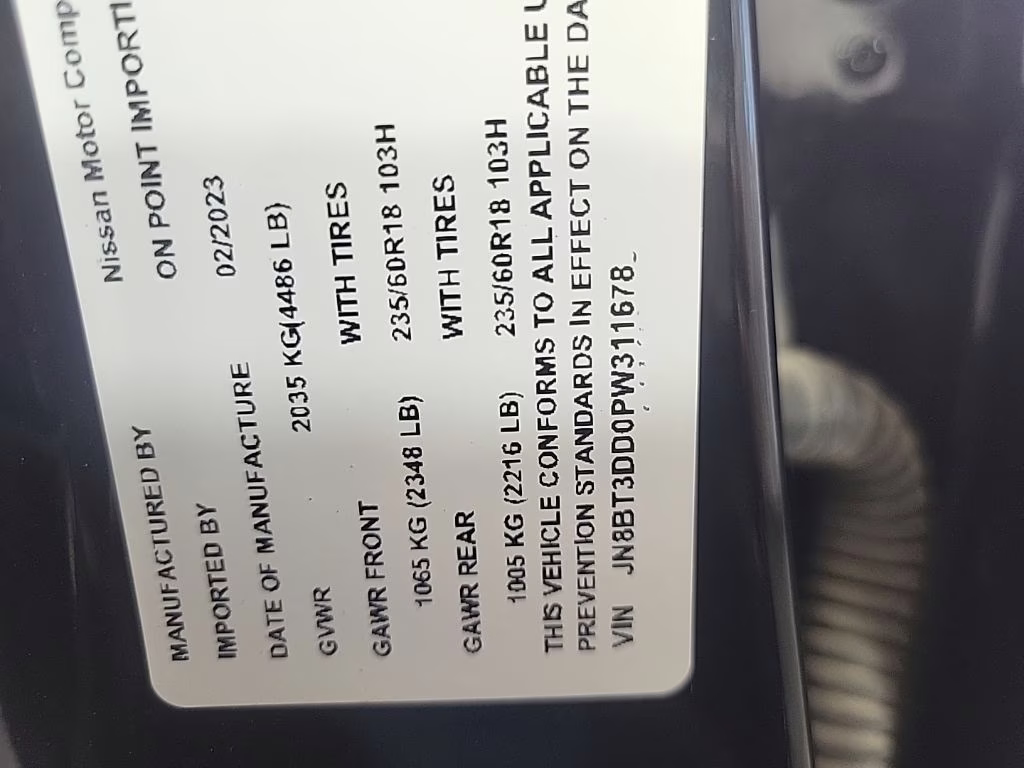 2023 Super Black Nissan Rogue Platinum AWD SUV