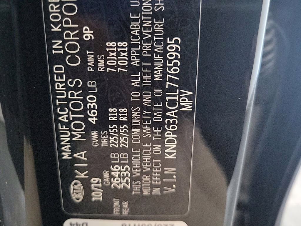 2020 Black Cherry Pearl Kia Sportage S FWD SUV