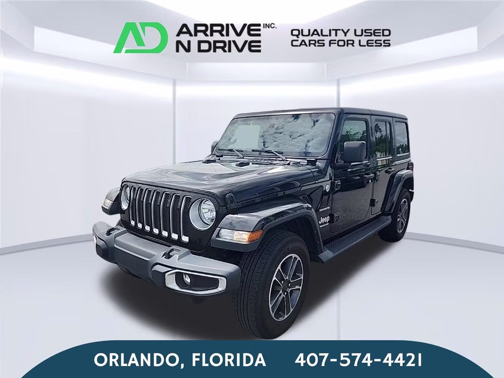 2023 Black Clearcoat Jeep Wrangler Sahara 4X4 SUV