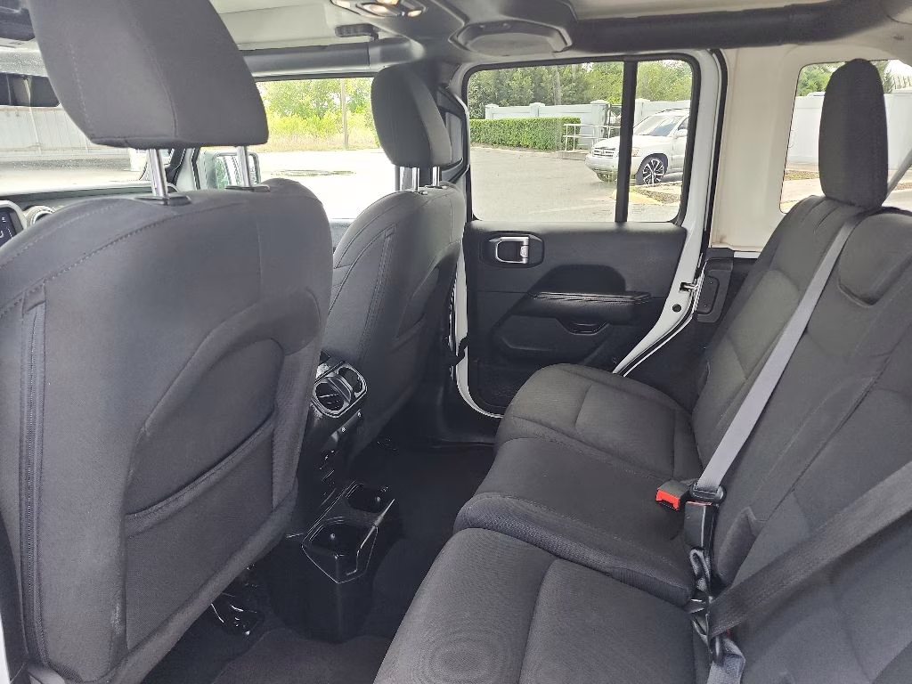 2023 White Jeep Wrangler Sahara 4X4 SUV