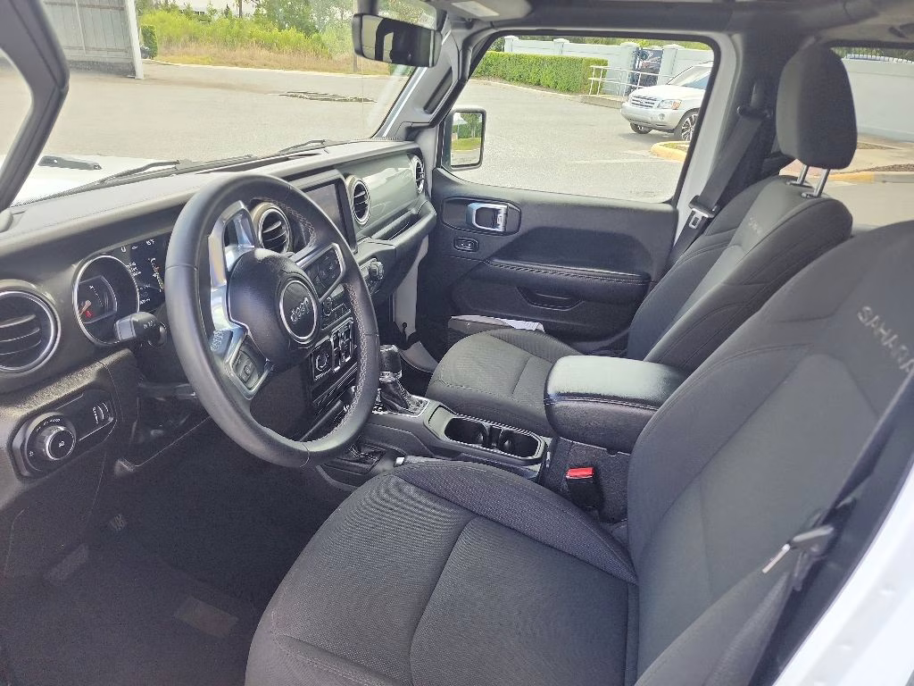 2023 White Jeep Wrangler Sahara 4X4 SUV