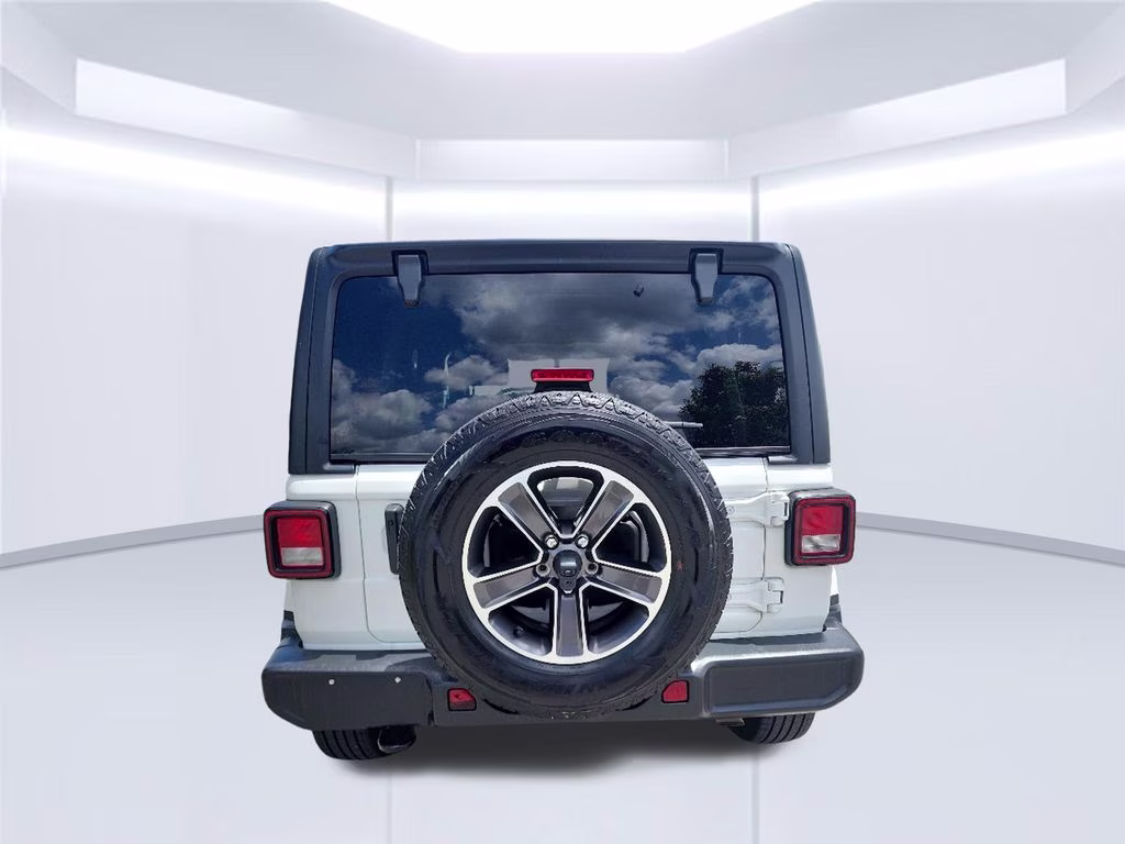 2023 White Jeep Wrangler Sahara 4X4 SUV