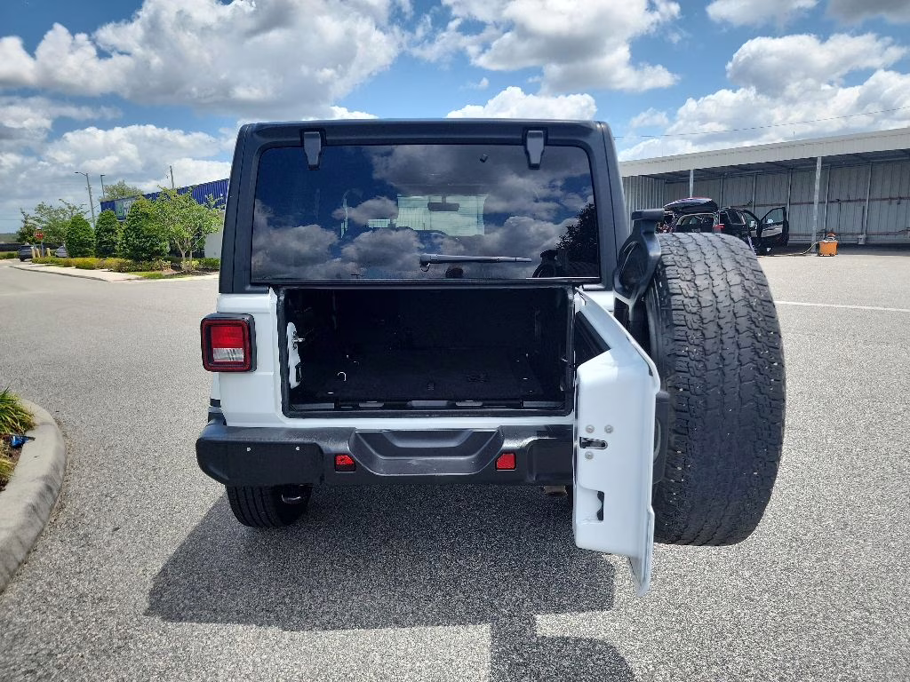 2023 White Jeep Wrangler Sahara 4X4 SUV