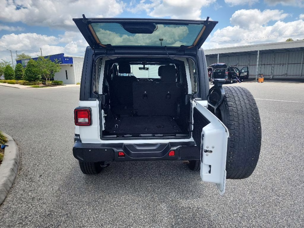 2023 White Jeep Wrangler Sahara 4X4 SUV