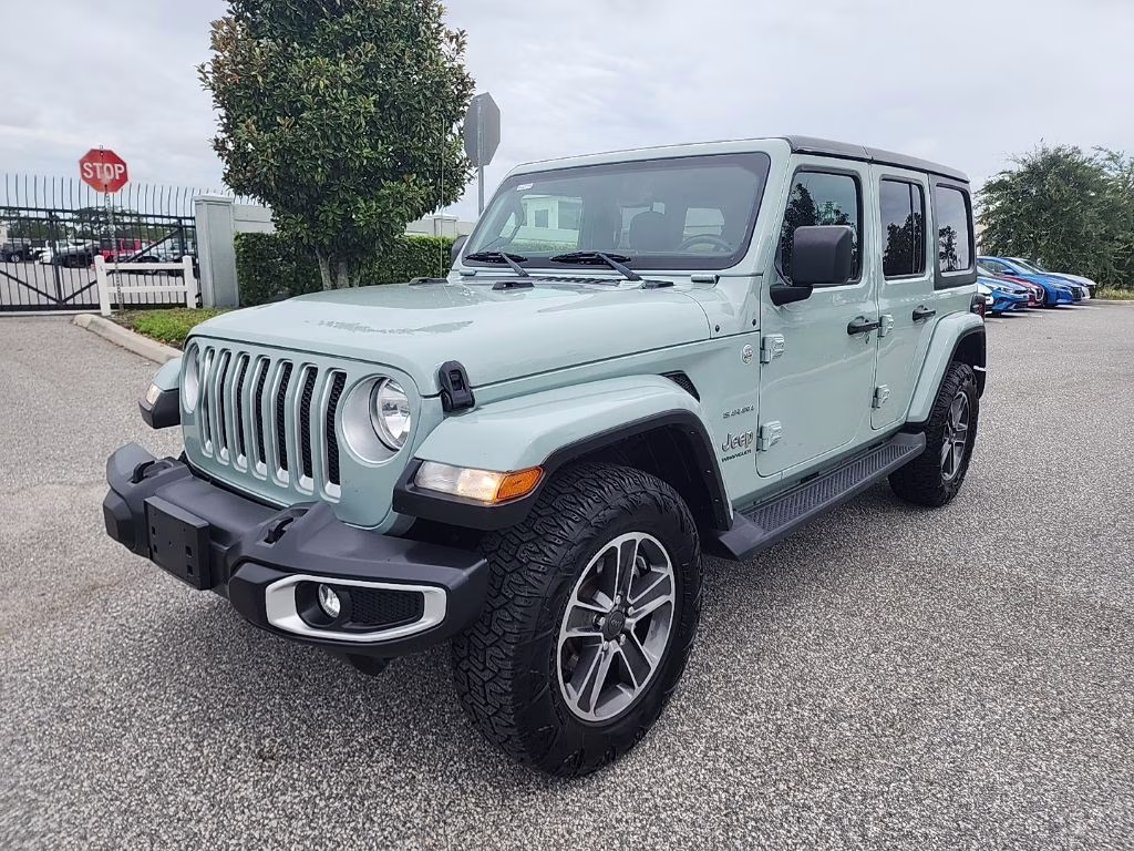 2023 Sarge Green Clearcoat Jeep Wrangler Sahara 4X4 SUV